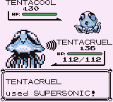 Generation I battle HUD screenshot